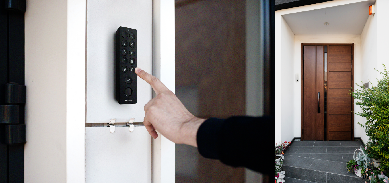 Tedee Keypad PRO okos zár, fekete