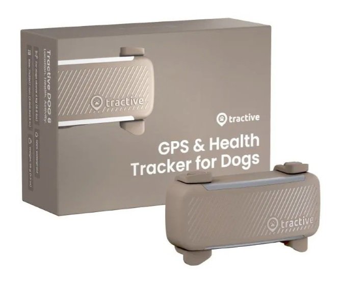 Tractive DOG 6 - GPS-nyomkövető kutyáknak és egészségügyi monitor, barna