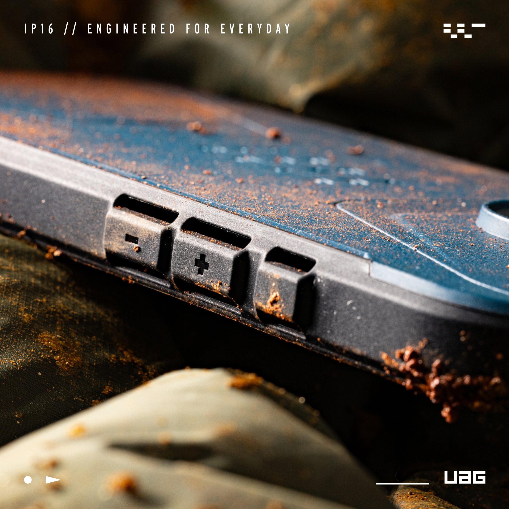 UAG Civilian MagSafe Black iPhone 16 Pro mobiltelefon tok