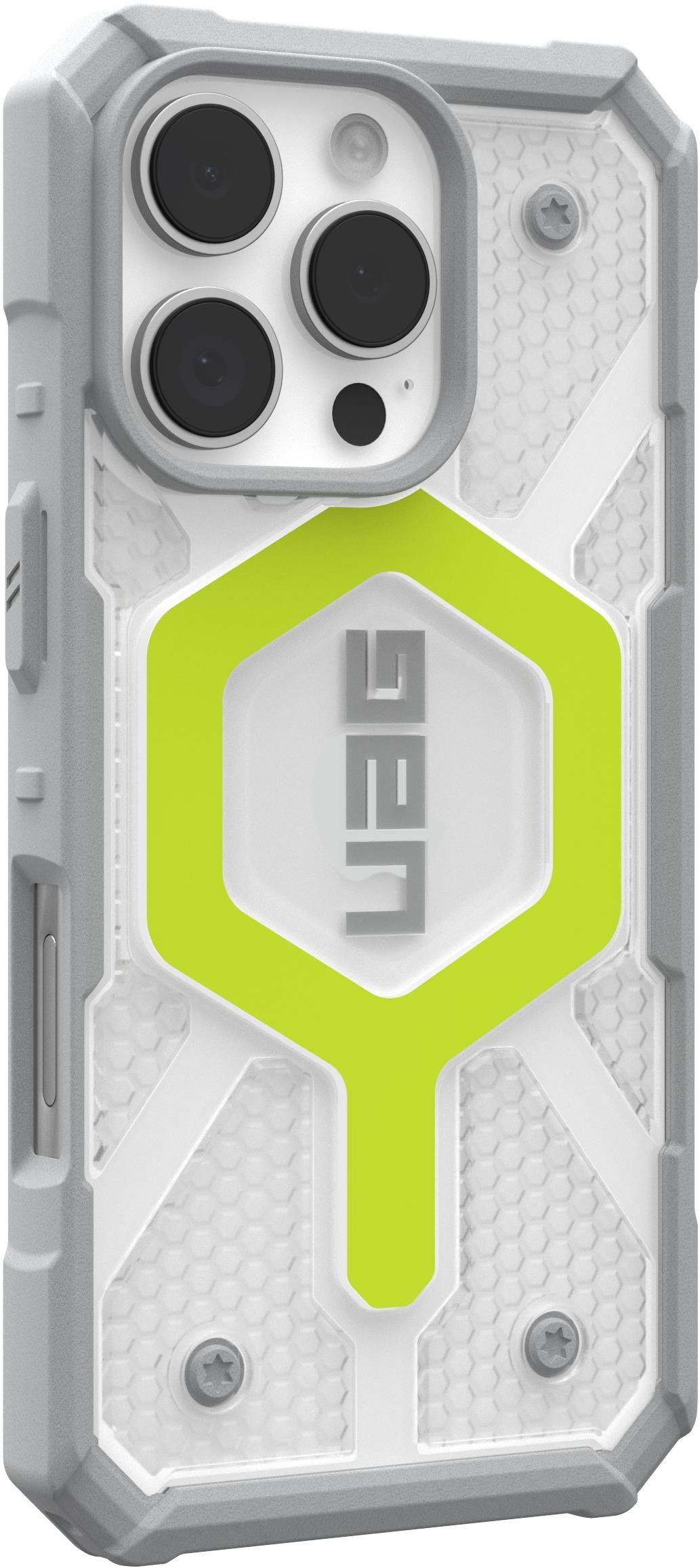 UAG Pathfinder Clear Magsafe Active Neon iPhone 16 Pro