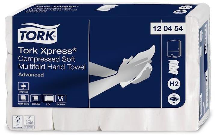 TORK Xpress Multifold H2, finom (12×200 db)
