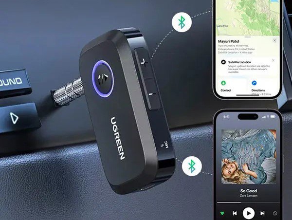 UGREEN Car Bluetooth Audio Receiver Bluetooth adapter