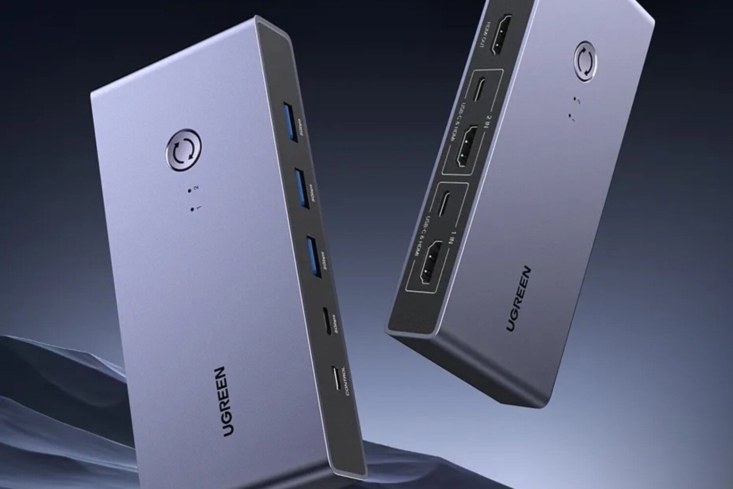 UGREEN HDMI 2.1 KVM Switch 2in1 Out kapcsoló