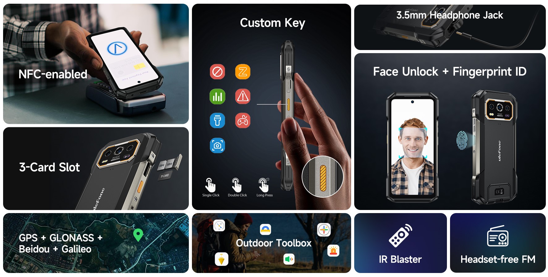 Mobiltelefon Ulefone Armor 27 Pro Black