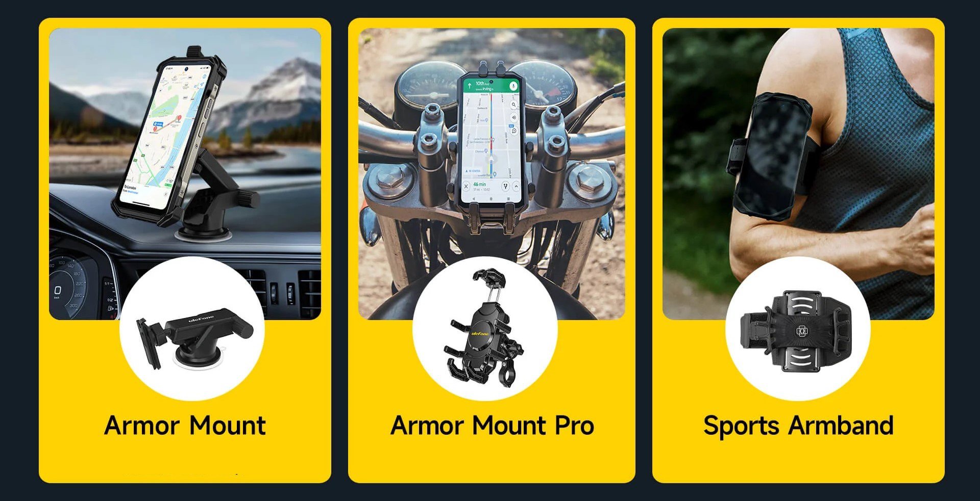 Ulefone Armor 27T mobiltelefon, fekete