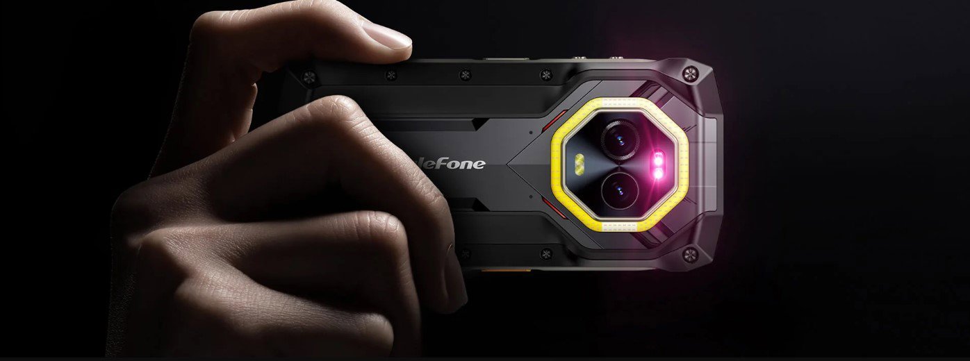 Ulefone Armor Mini 20 Pro mobiltelefon, fekete