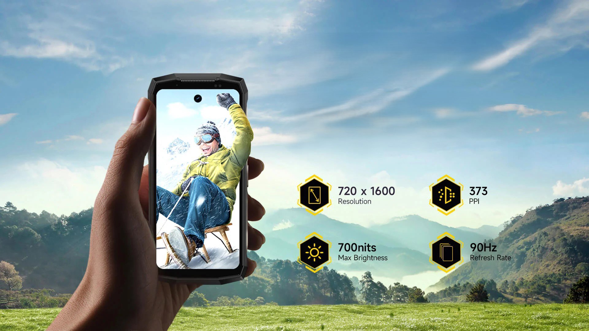 Ulefone Armor Mini 20 Pro mobiltelefon, fekete