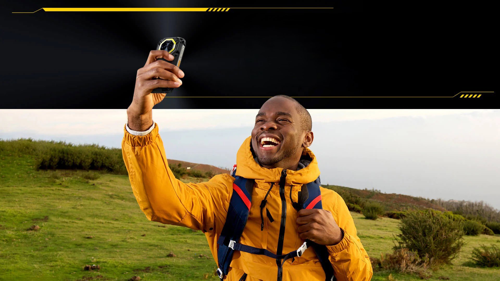 Ulefone Armor Mini 20 Pro mobiltelefon, fekete
