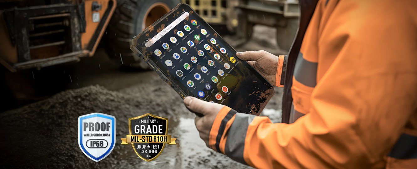 UleFone Armor Pad 4 Ultra 5G Thermal tablet, fekete