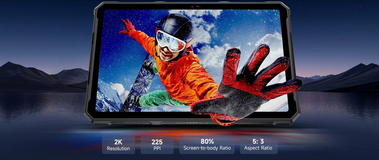 UleFone Armor Pad 4 Ultra 5G Thermal tablet, fekete