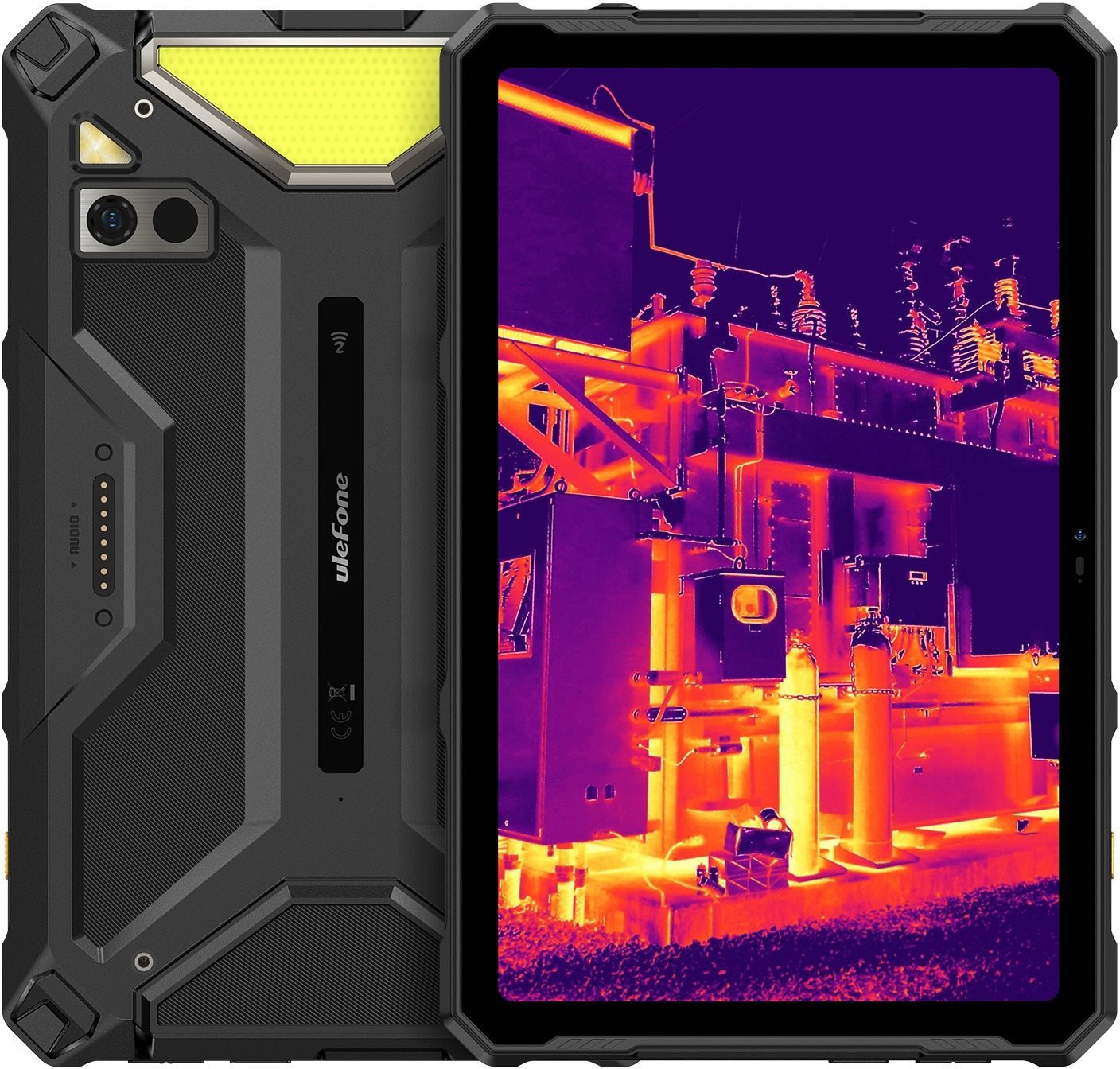 UleFone Armor Pad 4 Ultra 5G Thermal tablet, fekete