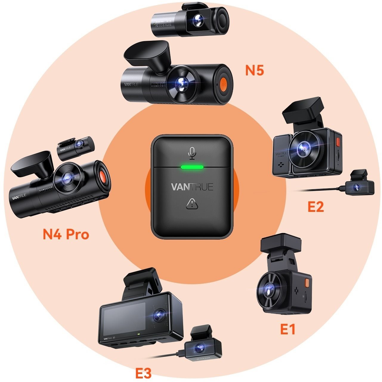 Vantrue Remote Controller BT02 autós kiegészítő