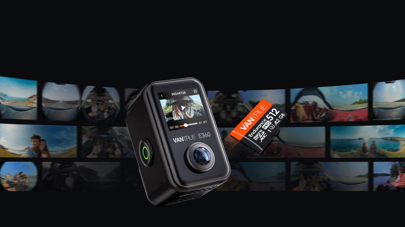 Vantrue E360 autós kamera
