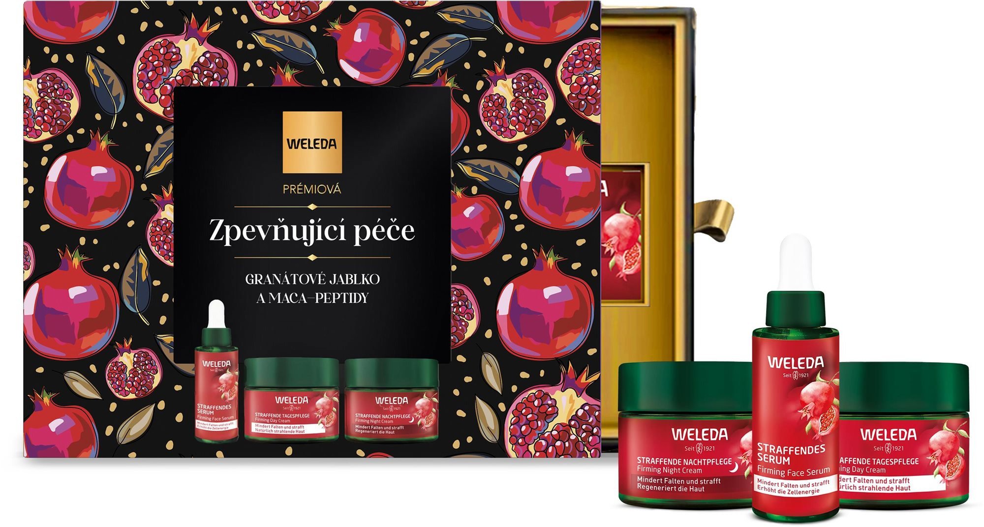 WELEDA Gránátalma és Maca Prémium bőrfeszesítő ápoló, 110 ml