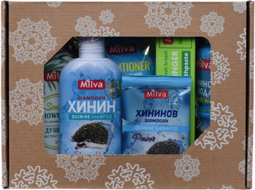 MILVA Kinin 887 ml kozmetikai ajándékcsomag
