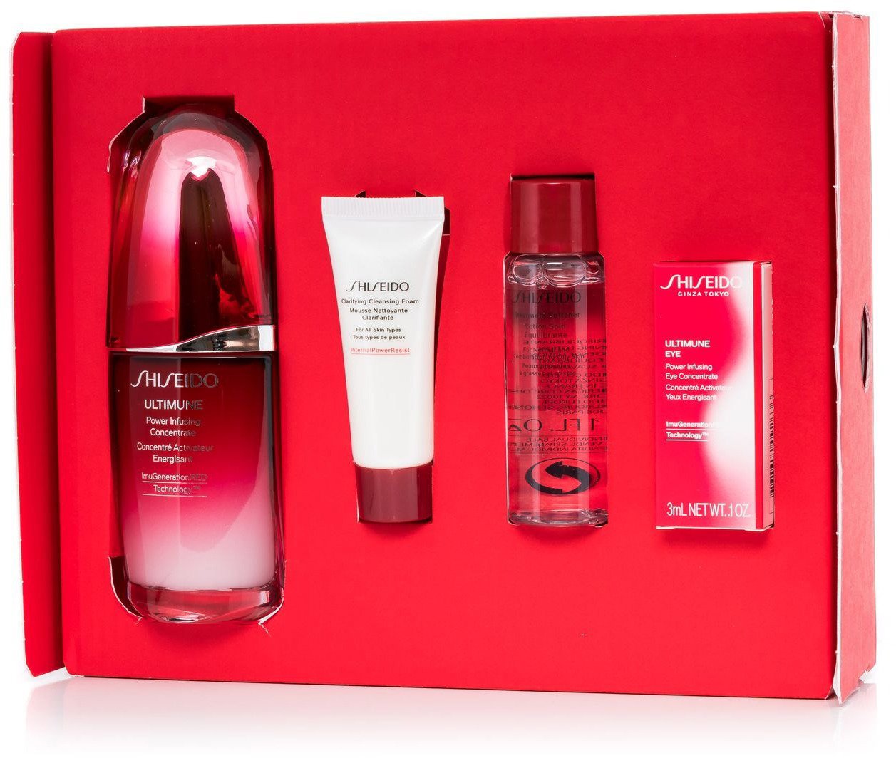 SHISEIDO Ultimune Value kozmetikai ajándékcsomag, 98 ml