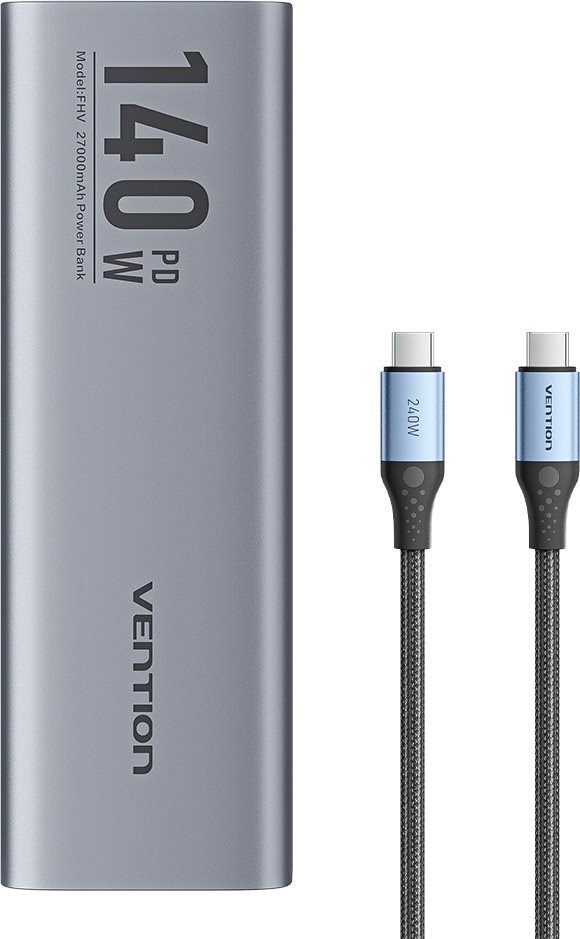 Vention 27000mAh Power Bank (USB-C + USB-C + USB-A + USB-A) 140W powerbank