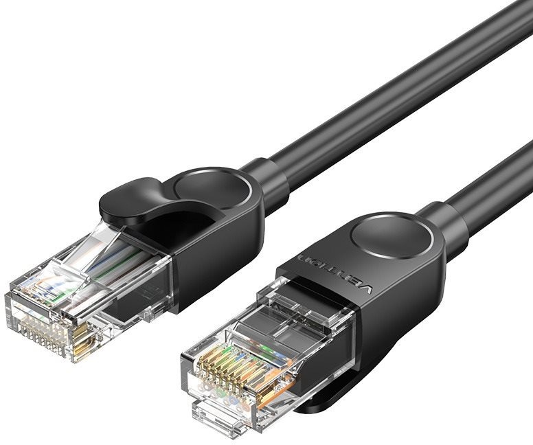 Vention Cat 6 UTP Ethernet Patch Cable 0,5M Black hálózati kábel