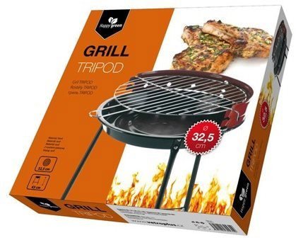 HAPPY GREEN TRIPOD grillsütő 32,5 cm