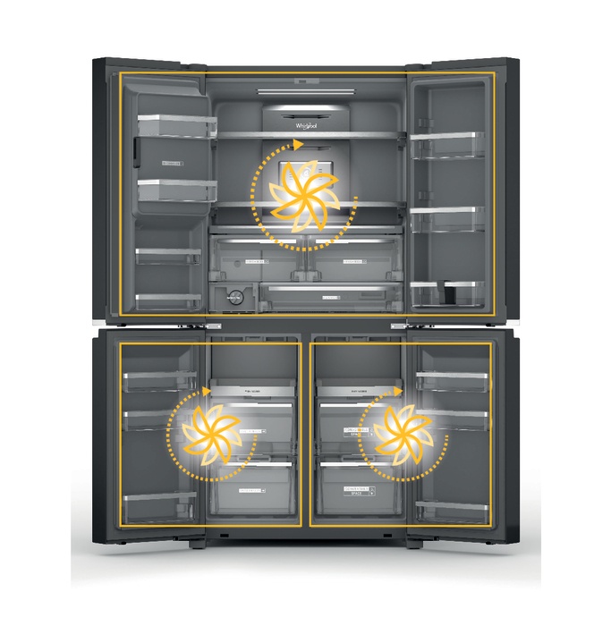 WHIRLPOOL WQ9I MO2L EF side by side hűtő