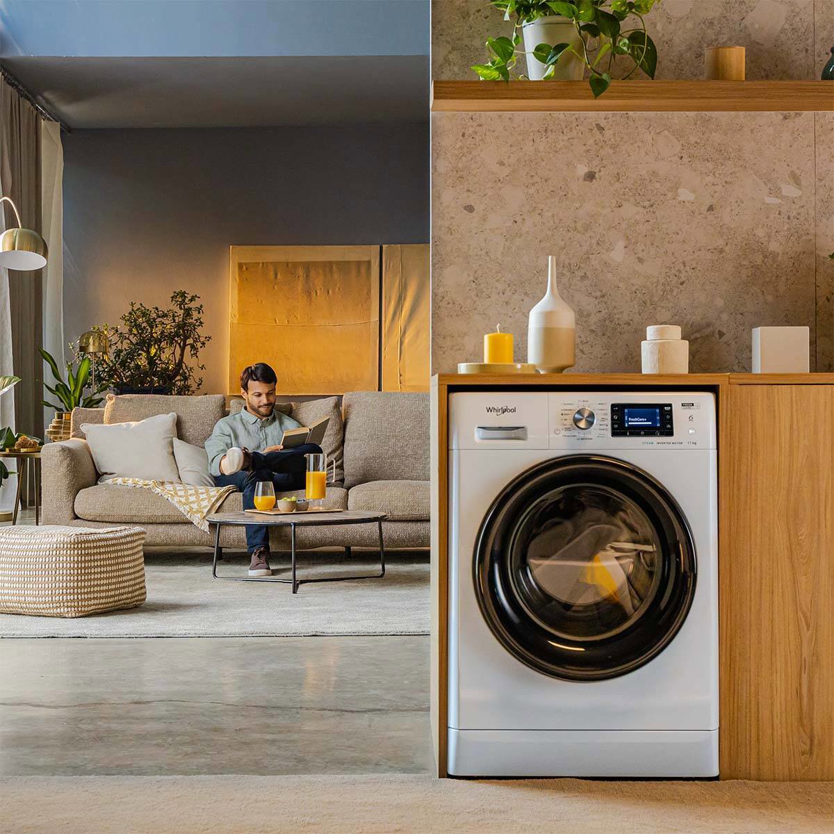 WHIRLPOOL W6 W945SB EE Supreme Silence mosógép