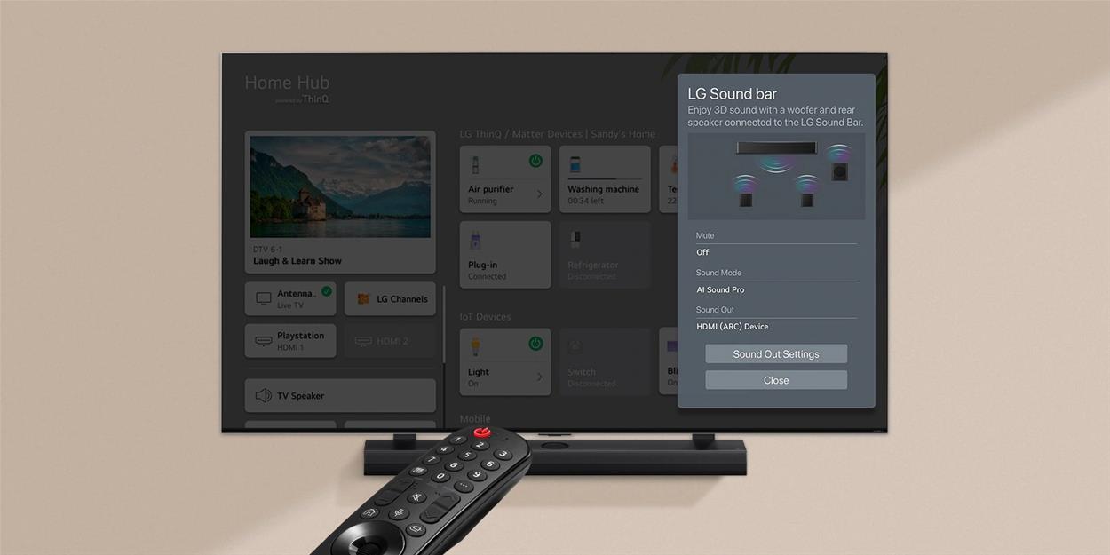 LG 55UT91006 okostévé