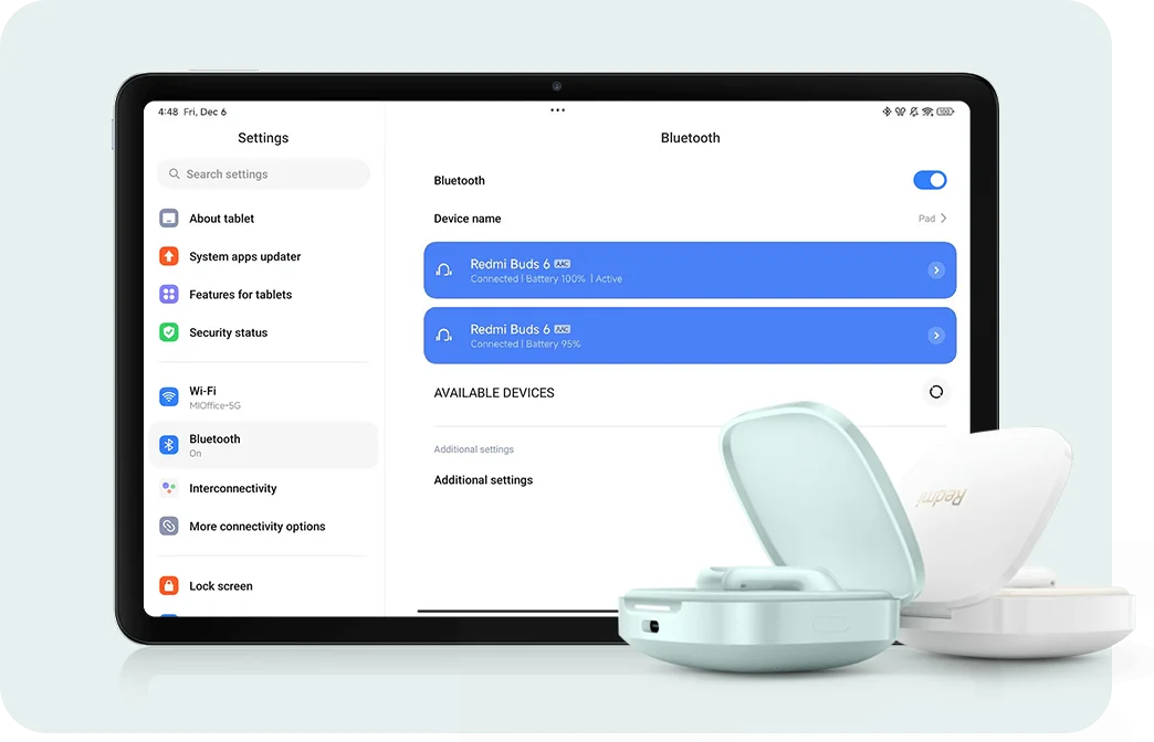 Xiaomi Redmi Buds 6 vezeték nélküli fülhallgató