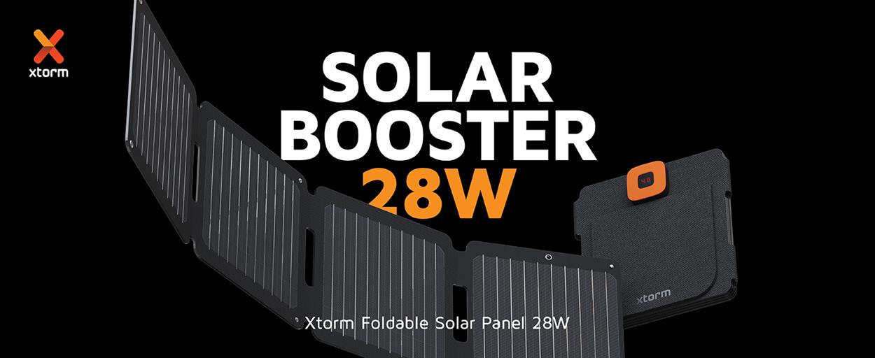 Xtorm SolarBooster 28W napelem