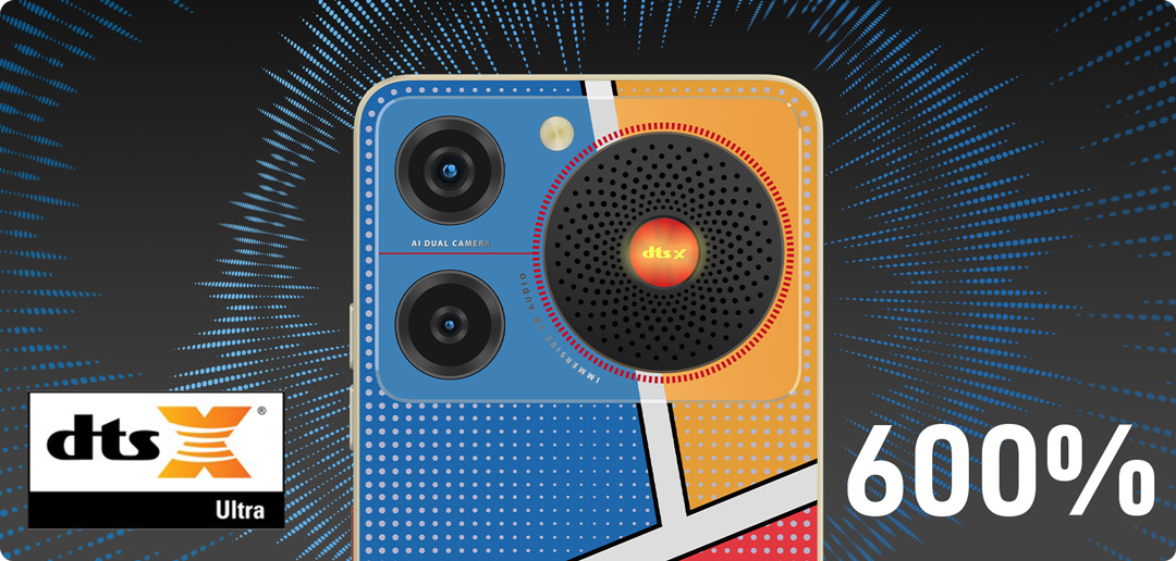 Nubia Music 4GB/128GB POP Art mobiltelefon