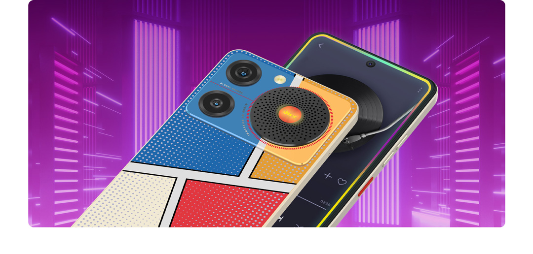 Nubia Music 4GB/128GB POP Art mobiltelefon