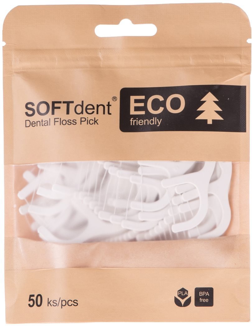 SOFTdent Eco fogköztisztító fogpiszkáló, 50 db