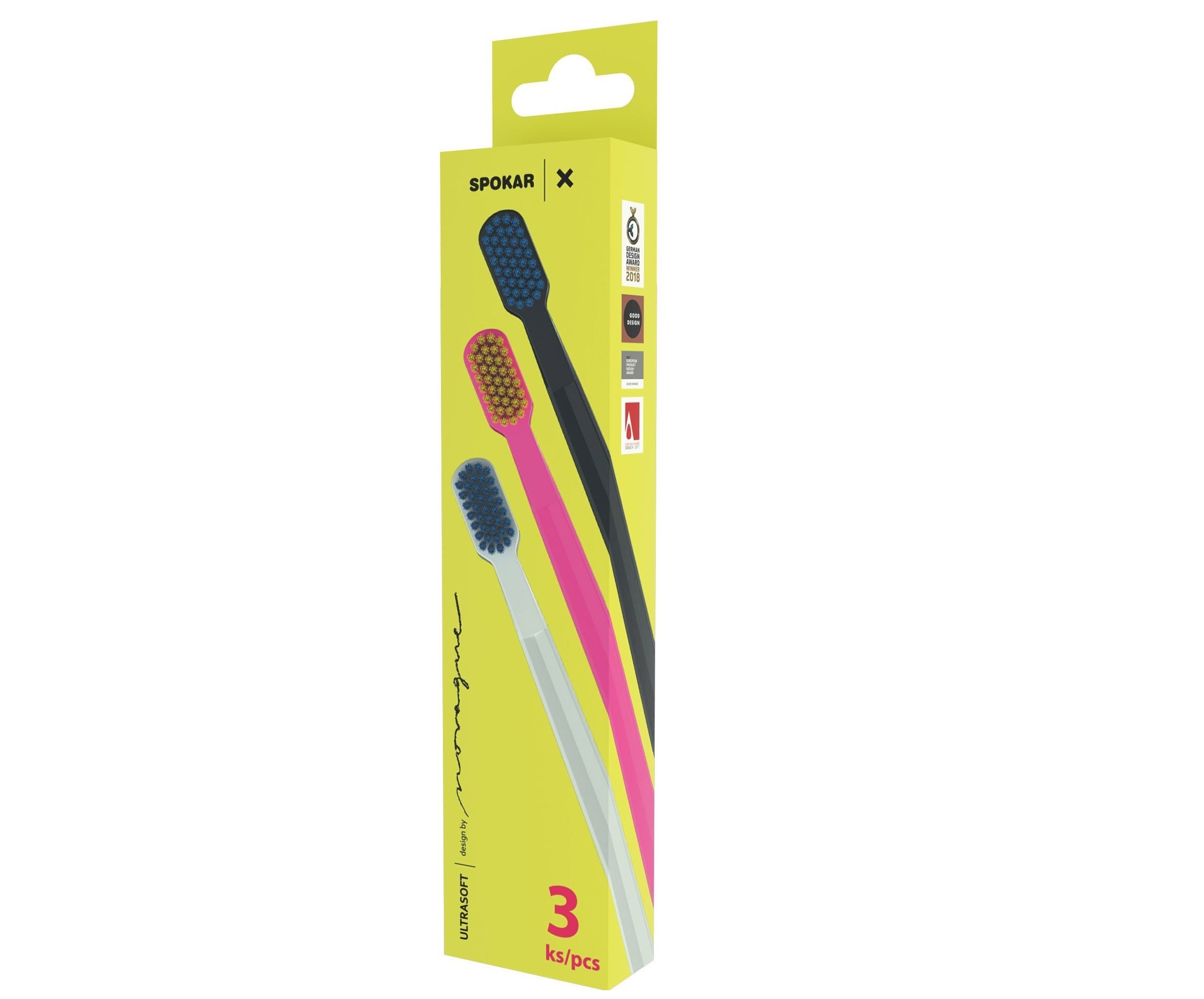 SPOKAR 3429 X Ultrasoft fogkefe, 3 db