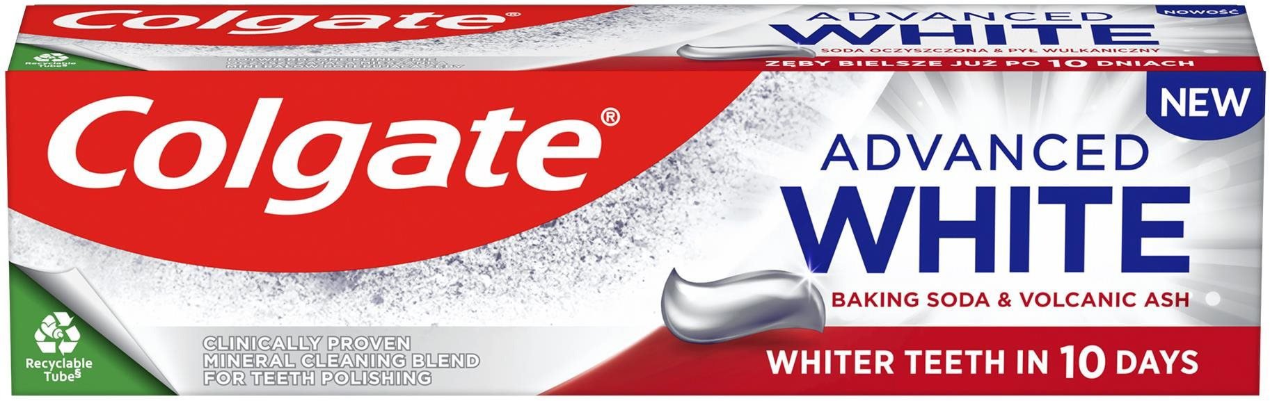 COLGATE Advanced White Baking Soda & Vulcanic Ash fogkrém 75 ml