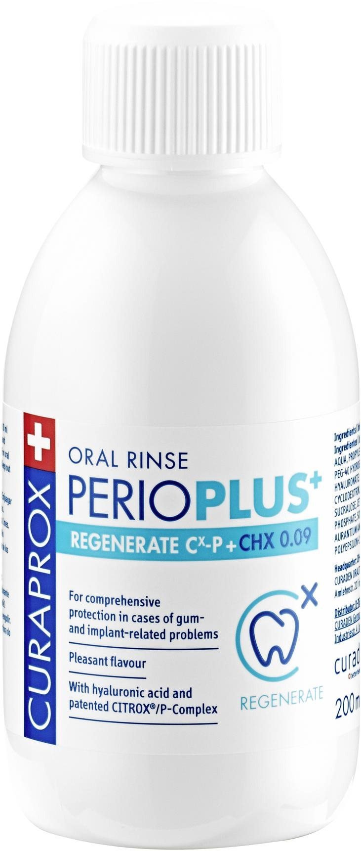 CURAPROX Perio Plus Regenerate CHX 0.09, 200 ml