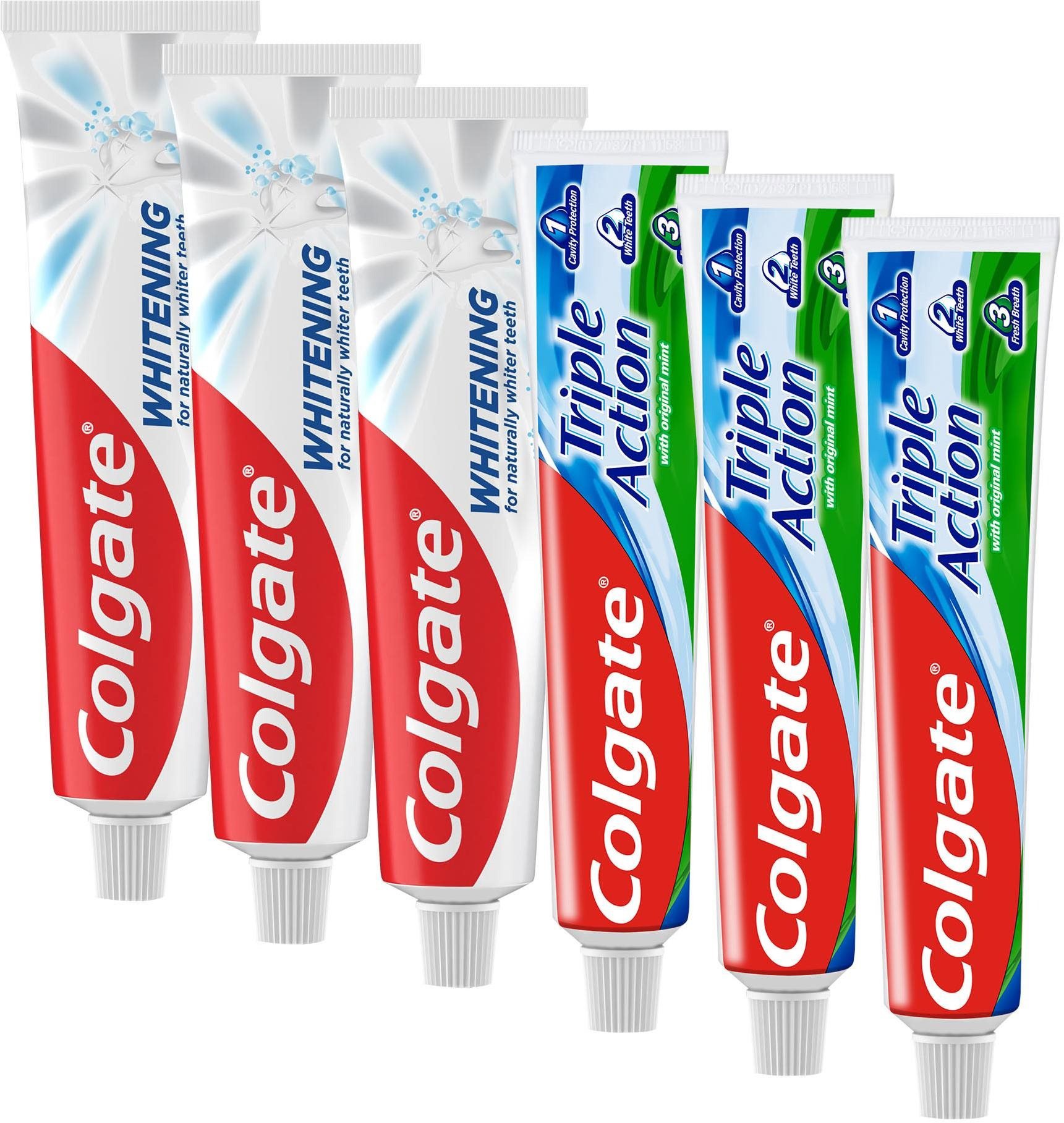 COLGATE Whitening & Triple Action fogkrém