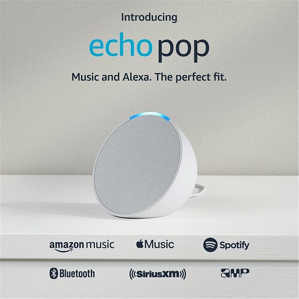 Hangsegéd Amazon Echo Pop (1nd Gen) Glacier White