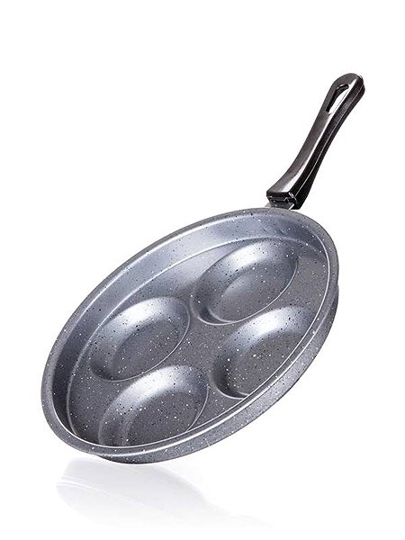 Serpenyő BANQUET GRANITE szürke 24 cm, 4 palacsintához .