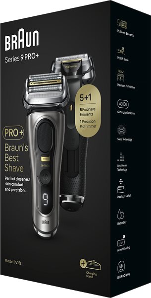 Braun Series 9 PRO+ borotva, sötétszürke
