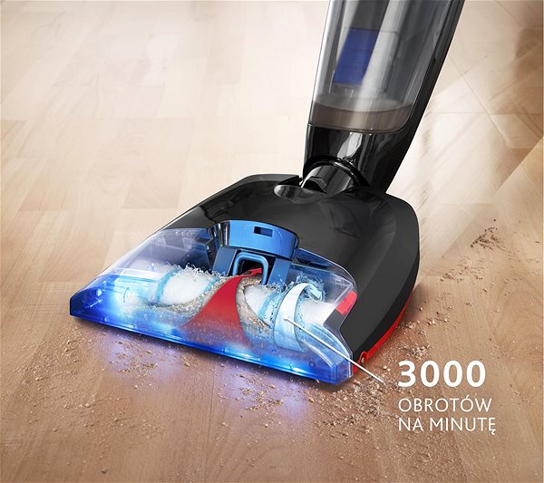 VILEDA Jet Clean elektromos felmosó és porszívó.