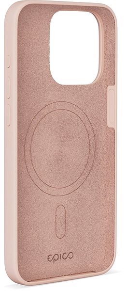 Epico Mag+ iPhone 15 Pro Max MagSafe szilikon telefontok - rózsaszín