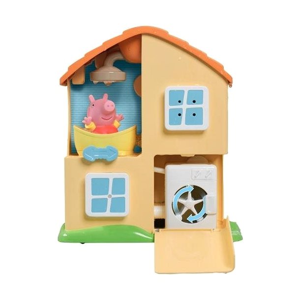 Toomies vízi játék - Peppa Pig házzal - fürdőkészlet.