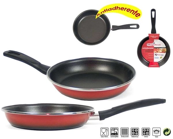 Serpenyő MAGEFESA Serpenyő 30 cm Rosso .