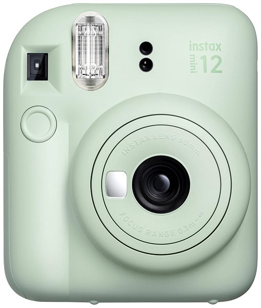 Fujifilm Instax Mini 12 Green + Mini 12 ACC kit + 2x10 film instant fényképezőgép ...