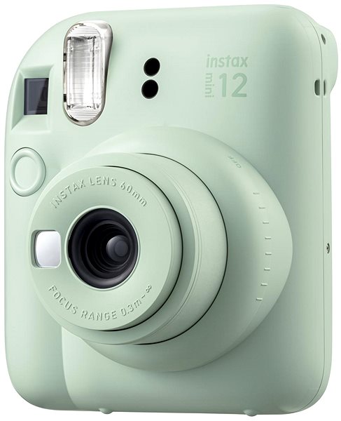 Fujifilm Instax Mini 12 Green + Mini 12 ACC kit + 2x10 film instant fényképezőgép ...