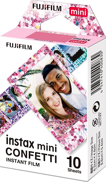 FujiFilm film instax mini Confetti 10 db fotópapír ...