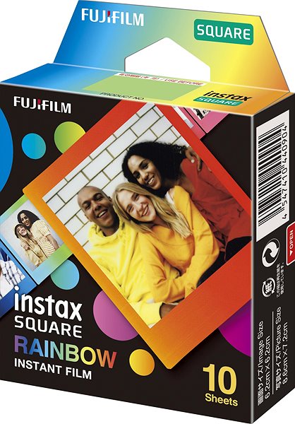 FujiFilm film instax square Rainbow 10 db fotópapír ...