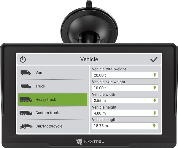 GPS navigáció NAVITEL E777 TRUCK .