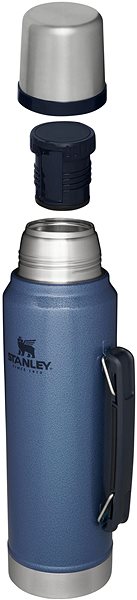 Thermos Stanley Thermos Legendary Classic 1l Hammertone Lake blue .