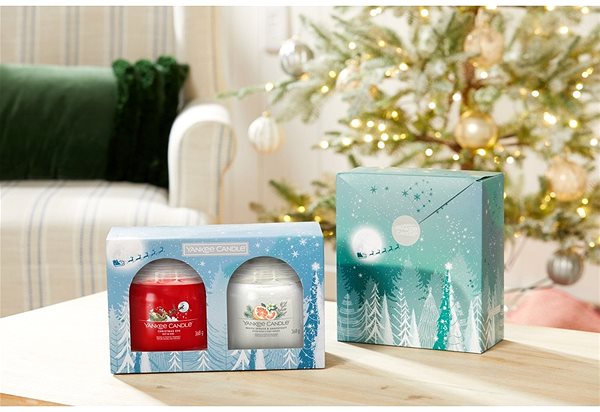 YANKEE CANDLE karácsonyi gyertyakészlet 2023 (2× 368 g) ...