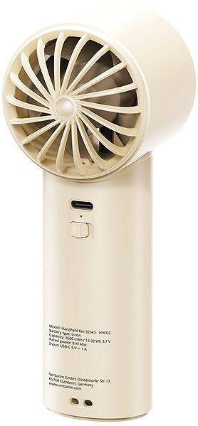 Verbatim 32343 Cool 'n' Go Ice Touch ventilátor.